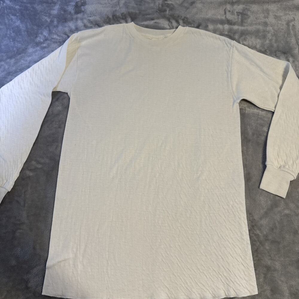 Vintage Medalist-Allen A USA Heavyweight Thermal Shirt Mens XL Cotton Crew Neck